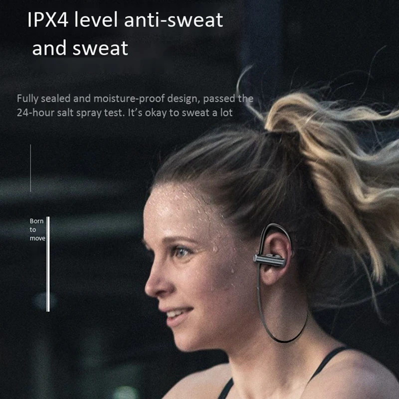 S4 Wireless Bluetooth 5 0 Bluetooth Earphones Hifi Headphones Ear Wireless Headset Ear Hook for Smartphones