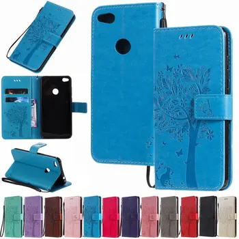 

Wallet Case For Huawei P8 Lite 2017 Cover Case P9 Lite Mini Funda 3D Tree Flip Leather Coque For Huawei P8lite G9 Lite Cases