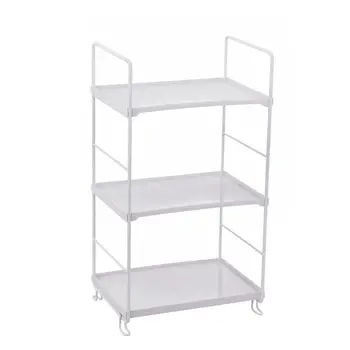 

Bathroom Iron Shelf Floor Wash Stand Shower Dew Toilet Multi-layer Storage Rack
