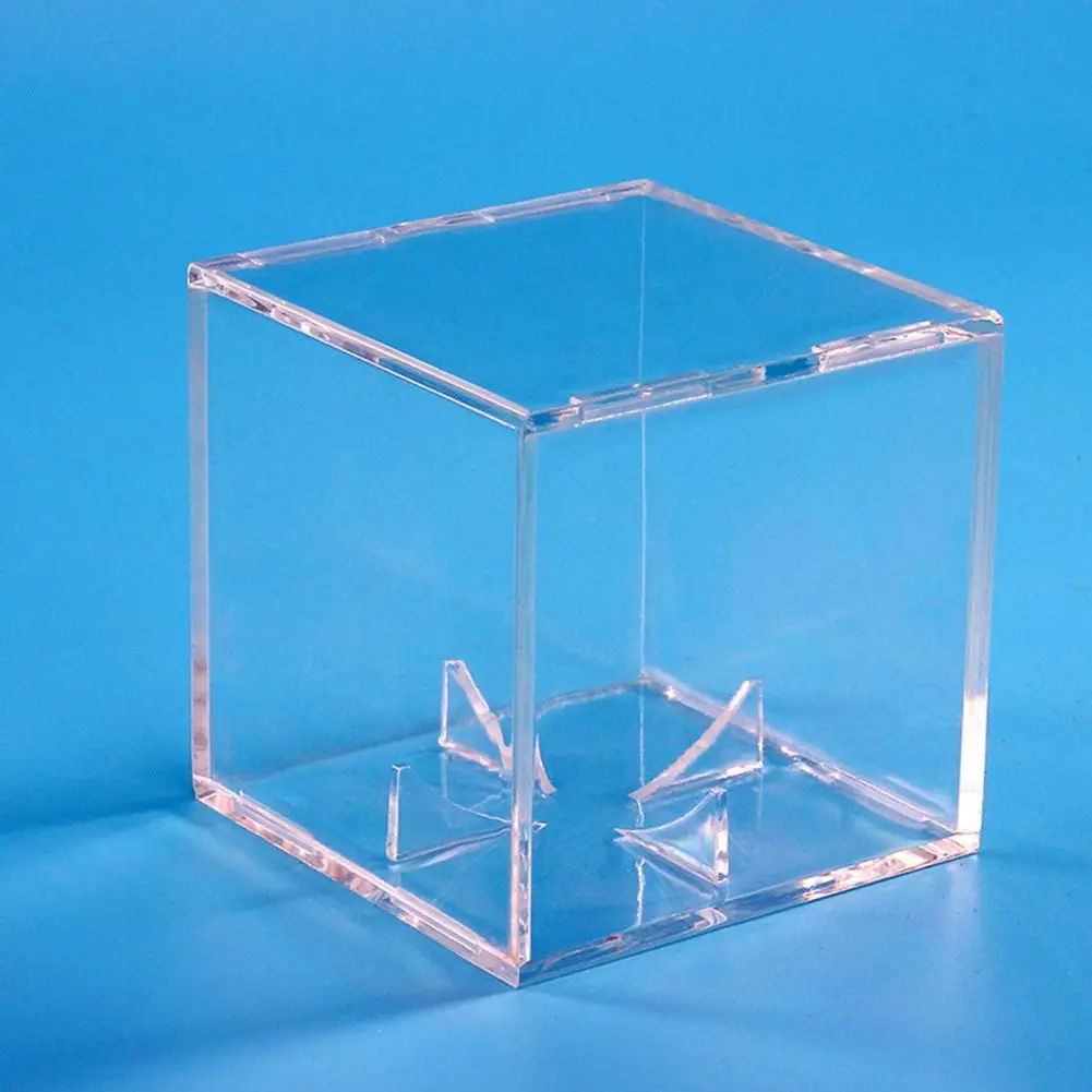 Long-lasting Display Case Lightweight Ball Case Fine Workmanship Multi-purpose Cube Baseball Display Holder baseball storage box