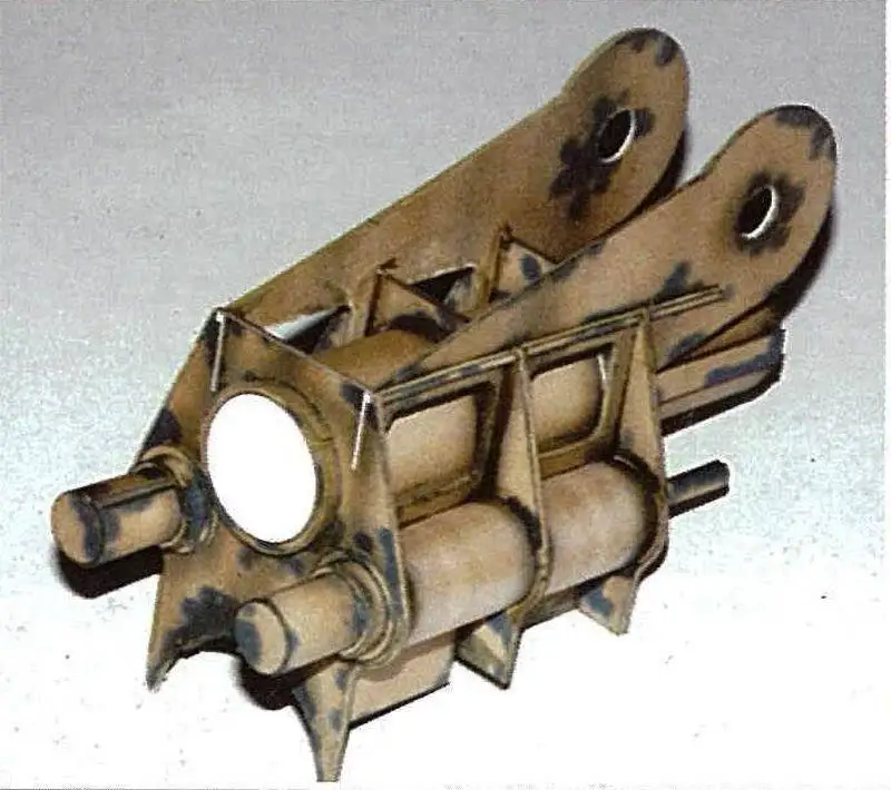 90 см Второй мировой войны немецкая армия K5 поезд пистолет Leopold DIY 3D бумажная карточка модель Конструкторы строительные игрушки Военная Модель