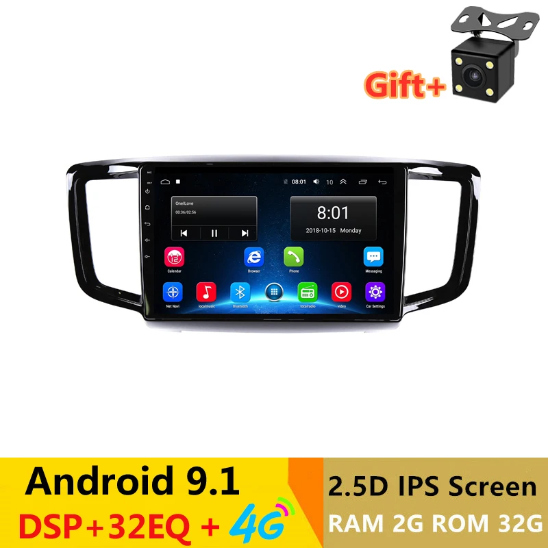 Top 10" 2.5D IPS Android 9.1 Car DVD Multimedia Player GPS For Honda Odyssey 2015 2016 2017 audio radio DSP 32EQ stereo navigation 0 Top 10" 2.5D IPS Android 9.1 Car DVD Multimedia Player GPS For Honda Odyssey 2015 2016 2017 audio radio DSP 32EQ stereo navigation 0