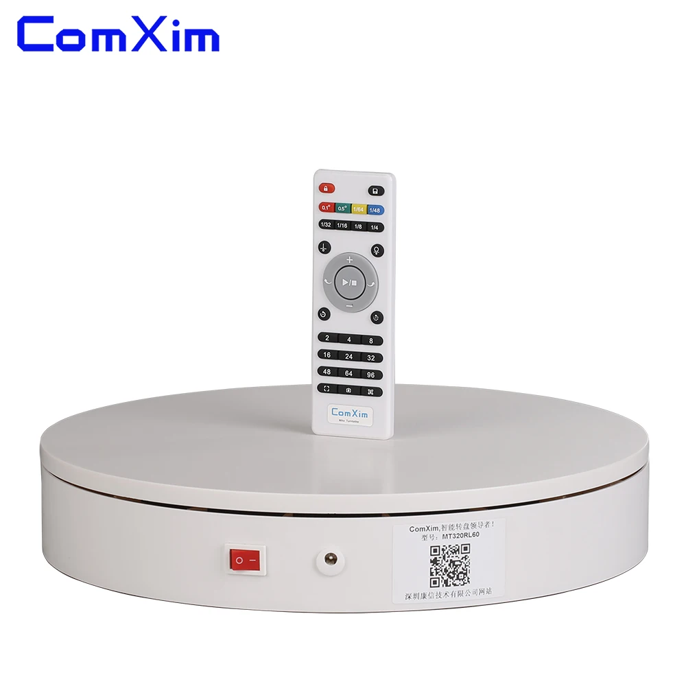 ComXim удаленного Управление Скорость, направление, MT320RL60 32 см 360 градусов фотографии Электрический поворотный, вращающийся проигрыватель, дисплей стенд