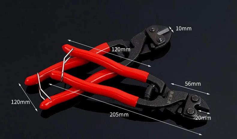 " мини болт резак CR-V кусачки для проводов многофункциональные Кабельные резаки хром-ванадиевая сталь прочные кусачки для зачистки проводов
