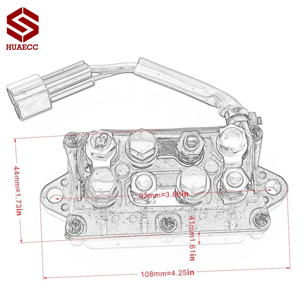 Реле стартера соленоида для Yamaha 250 VX250C S250 S250A VX250 SX250 D150N D150 TLR LX150 LX200 L225 LX225
