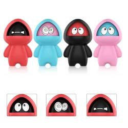Jouets pour enfants Anti Stress Kawaii, Fidget Spinner, changement de visage, fossettes simples, Pop, son cadeau amusant 