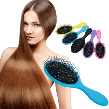 

Plastic Soft Anti-static Massage Comb Head Massage Comb To Promote Blood Circulation Portable Quick Comb Hair Makeup Brush