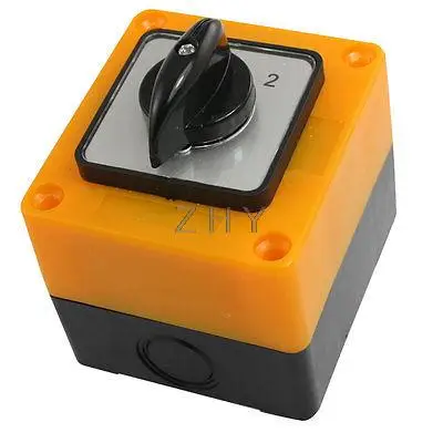 

Ui 440V Ith 10A 12 Screw Terminals 3 Positions Cam Combination Switch