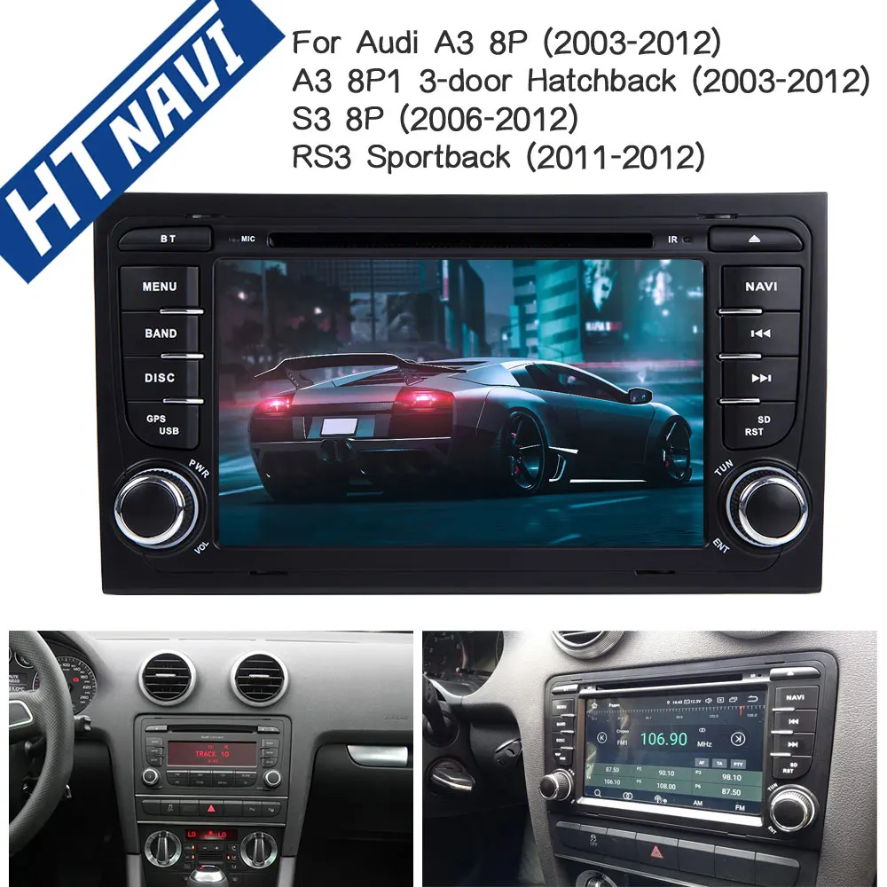 

For Audi A3 2004 2005 2006 2007 2008 2009 2010 2012 2013 Car Multimedia Player GPS Navigation Car Radio 2 Din Stereo Player