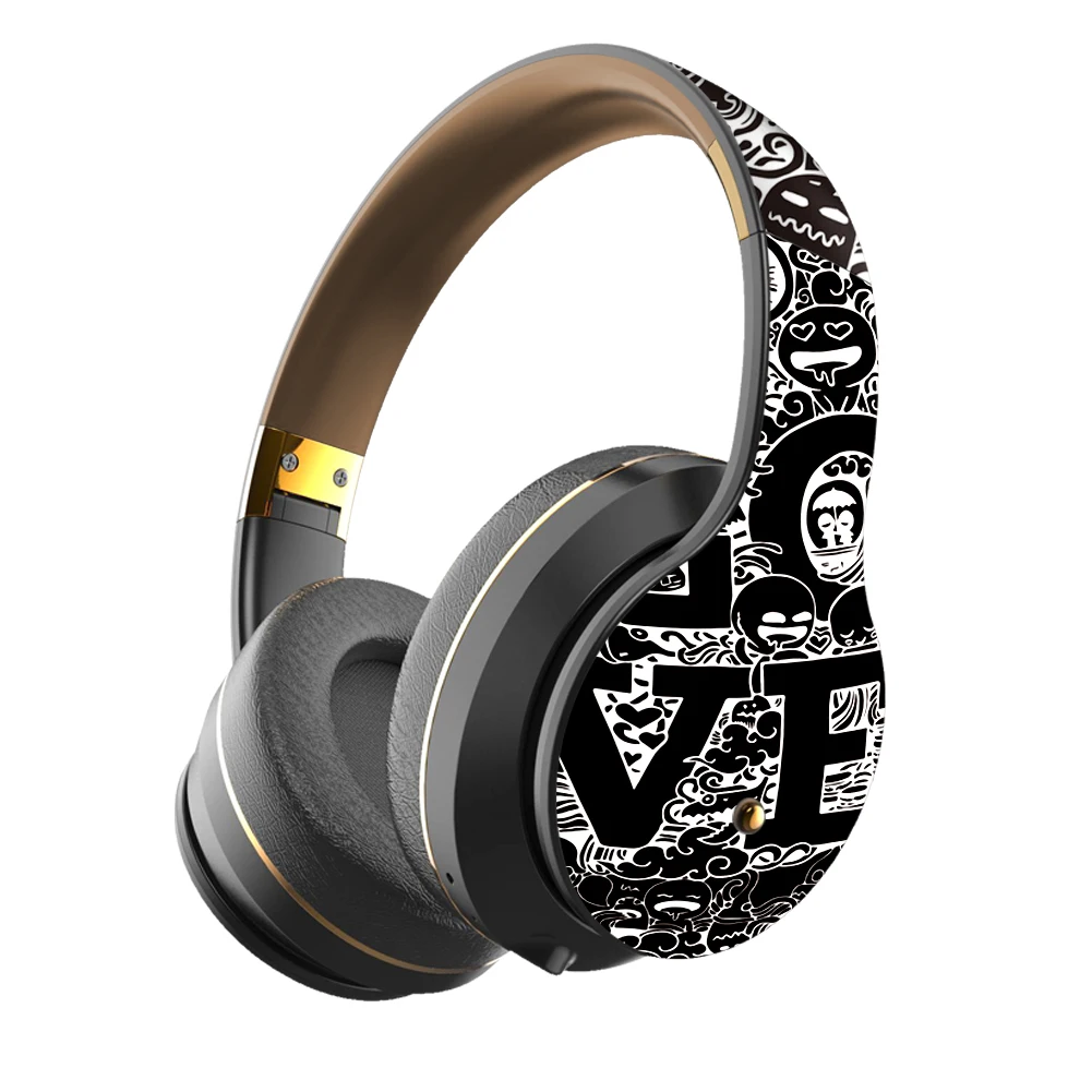 Новые портативные беспроводные наушники Bluetooth стерео Складная гарнитура аудио Mp3 регулируемые наушники с микрофоном для музыки