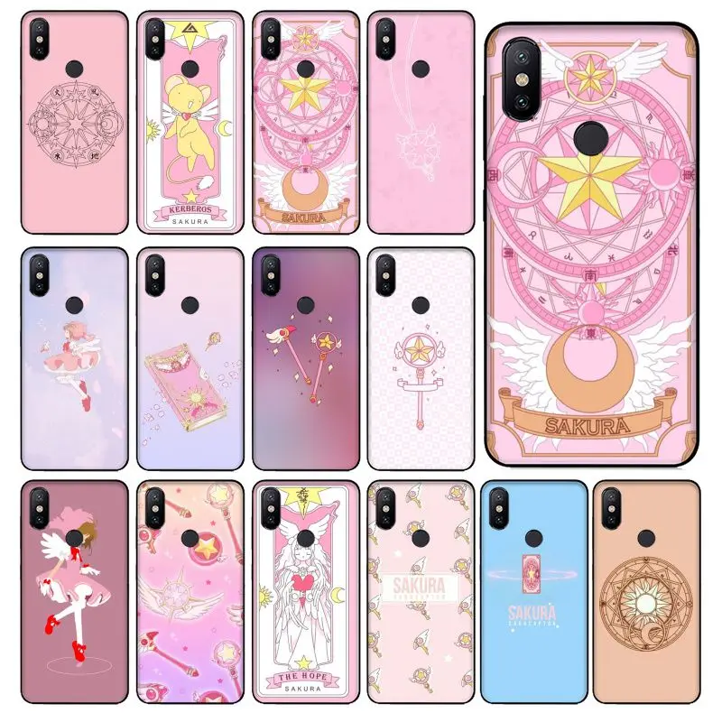 Новинка чехлы Cardcaptor Sakura чехол для телефона Xiaomi Mi MIX2 MIX2S MAX2 MAX3 F1 5 Note2 Note3 оболочка
