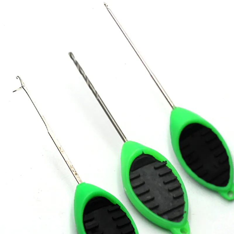 Aiguille à bouillettes et perles pour carp fishing - Outil de montage hair rigs et chargement appâts