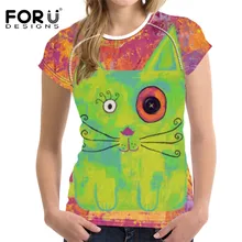 FORUDESIGNS/Женская дышащая Спортивная футболка с короткими рукавами для фитнеса, йоги, спортзала, бега для женщин, топ, футболка для бега, высококачественная одежда