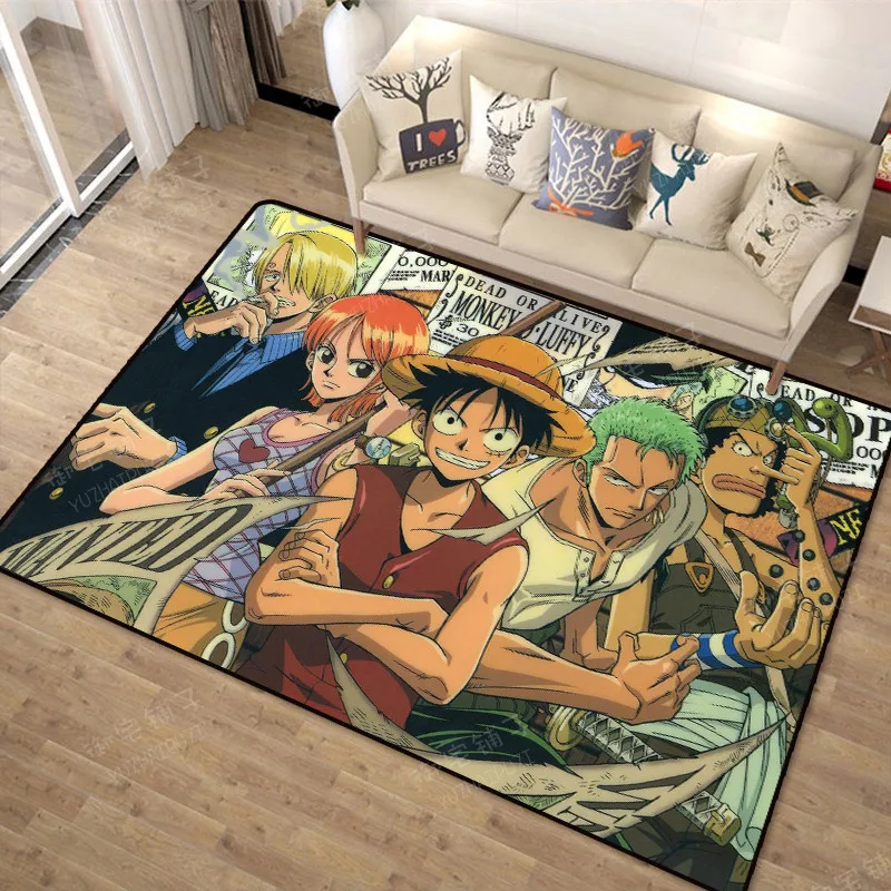 Большой размер one piece Team Luffy Chopper Dream, ковер для пола, коврик для спальни, нескользящий коврик, мультяшный аниме, подарок - Цвет: Style 12