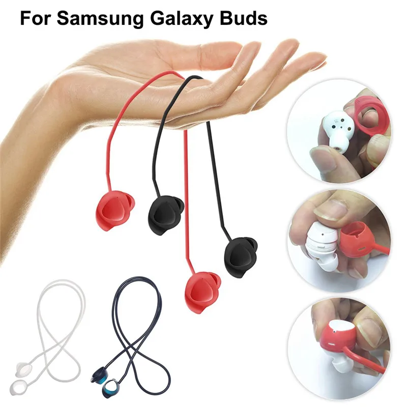 Ремешок на шею для Samsung Galaxy Buds Plus мягкий силиконовый ремешок наушников шнурок |