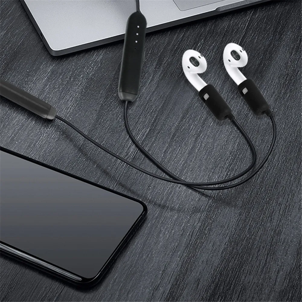 Wireless Earphone Holder Rope Anti-Lost Silicone Cord For Iphone AirPods Wireless Bluetooth Headphone Neck Strap Cord String