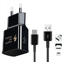 Для samsung galaxy feel 2 A40 A50 A70 A20 A90 S8 S9 A7 A5 Phone QC 3,0 4,0 быстрое зарядное устройство и usb-кабель для быстрой зарядки типа C