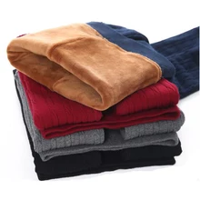 Леггинсы для девочек; коллекция года; сезон осень-зима; детские штаны в полоску; плотные теплые хлопковые леггинсы с эластичной резинкой на талии; штаны для девочек; брюки