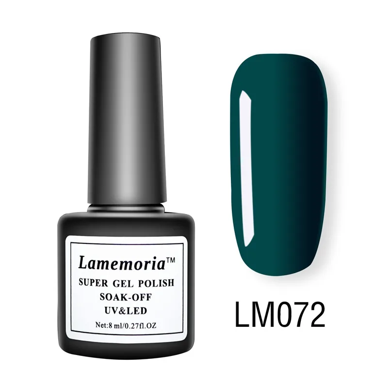 1 бутылка чистый цвет УФ-гель для ногтей светодиодный светильник Гель-лак чистый цвет s Полупостоянный Гель-лак праймер для ногтей основа верхнее покрытие - Цвет: LM072