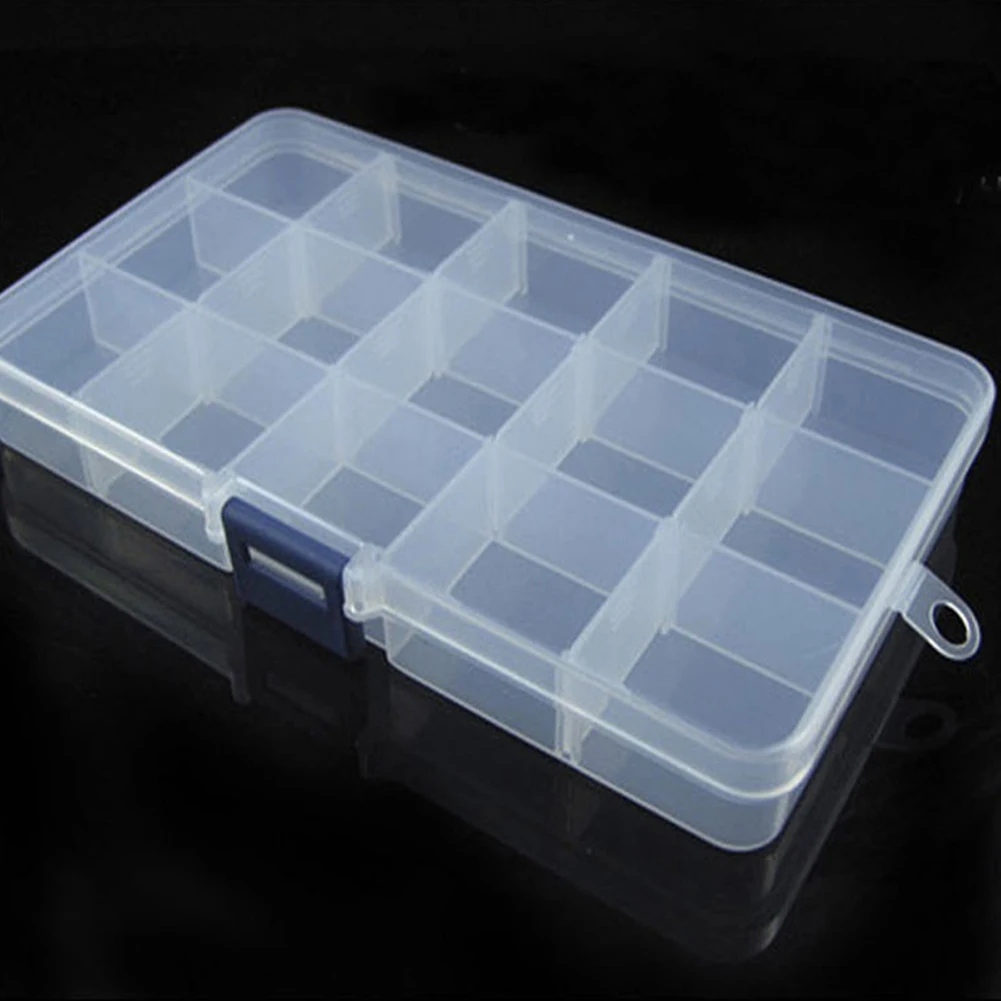 

White High Strength Plastic Track Box Fishing Lure Bait Hook Storage Case Fishing Accessories