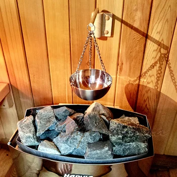 

Factory Promotion Sauna Aromatherapy Oil Bowl Sauna Cup Stainless Steel Essential Oil Holder Bowl For Sauna And Spa