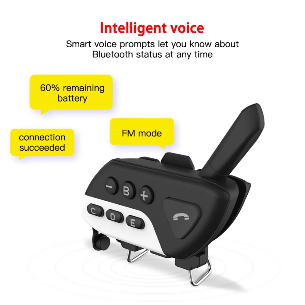 Водонепроницаемый M7 мульти BT переговорный мотоцикл Bluetooth Шлем Интерком Intercomunicador мото МТВ гарнитура FM MP3