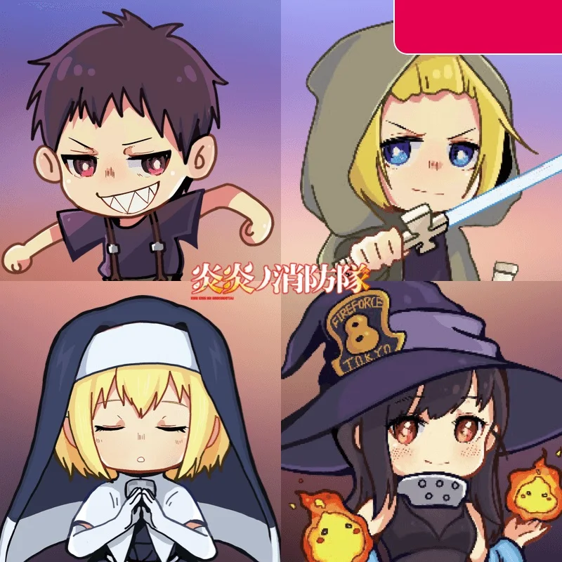 Аниме Enn No Shouboutai Fire Force Косплей Ирис Артур Бойл Маки озе акриловый брелок в виде