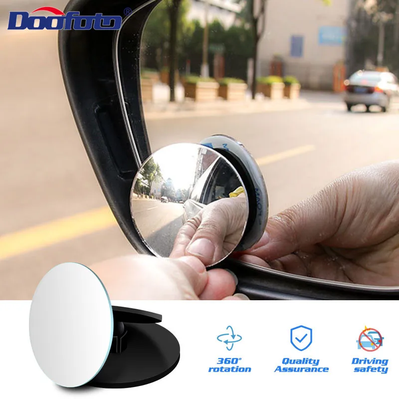 360 Degree HD Blind Spot Mirror Adjustable Car Rearview Convex Mirror for Car Reverse Wide Angle Vehicle Parking Rimless Mirrors blind spot mirror,wide angle mirror