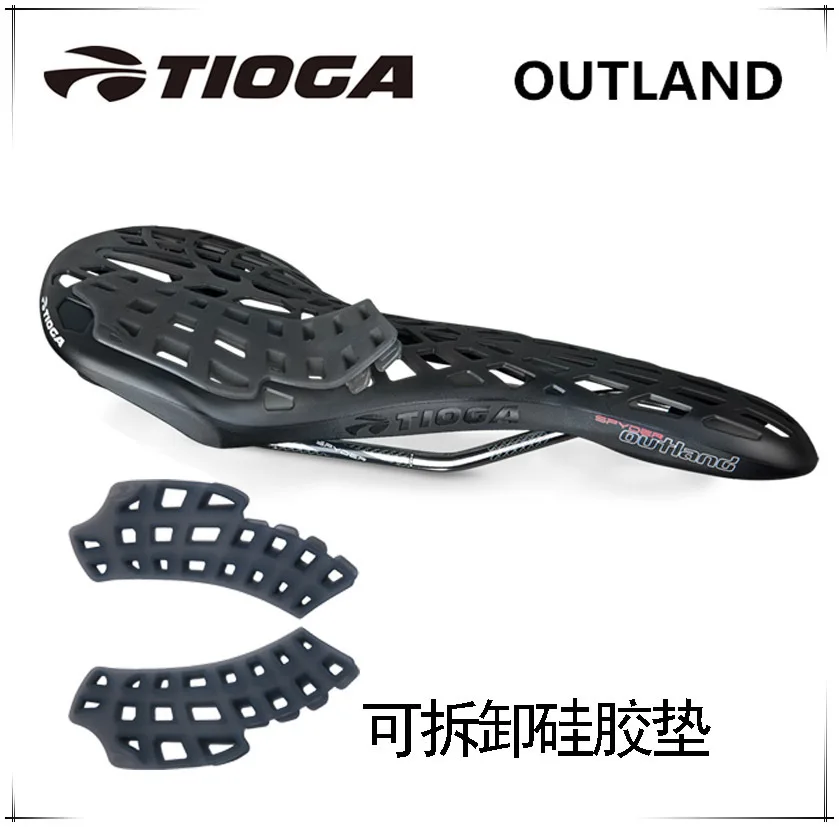 

Tioga Outland Spider Cushion Deconstructable Silica Gel Seat Cushion Mountain Bike Highway Bicycle Saddle Seat Box