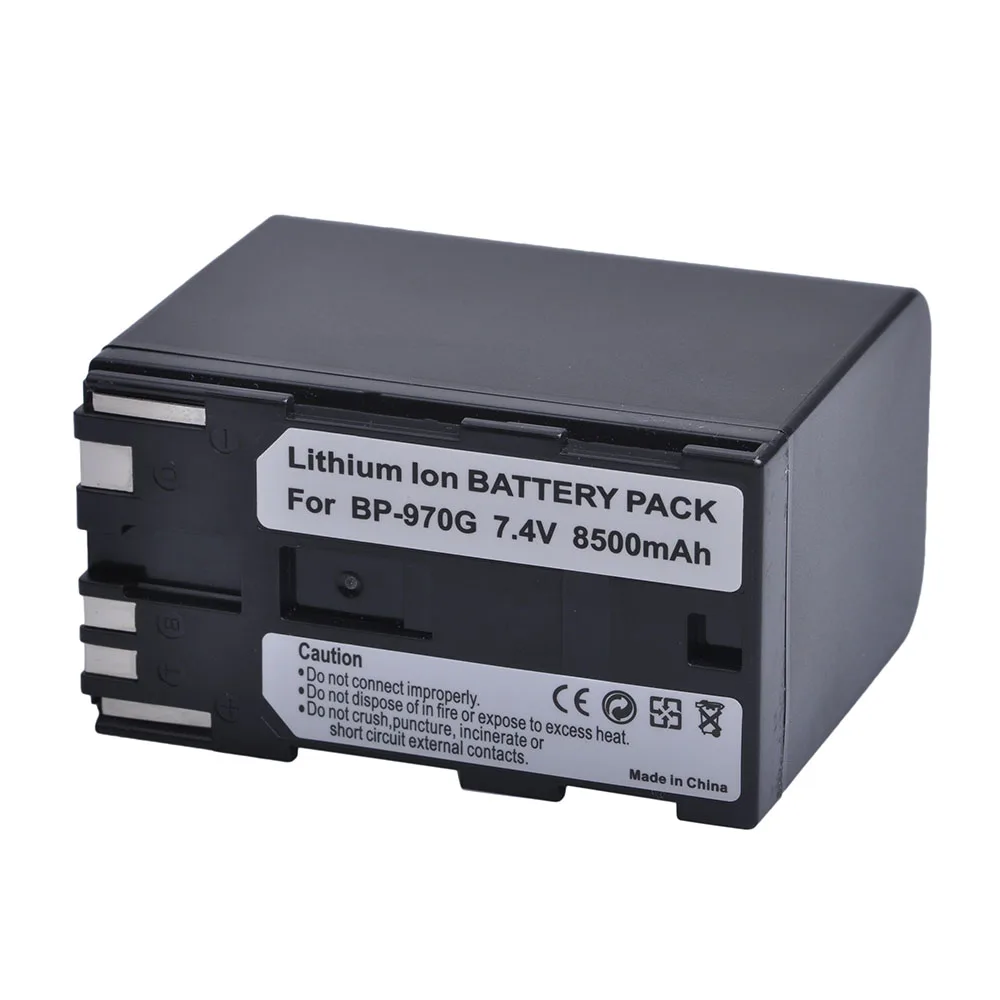 BP 970G батарея 8500mAh 7 4 V 975 945 для Canon EOS C100 Mark II C300 PL GL2 XF100 XF105.|Цифровые аккумуляторы| |
