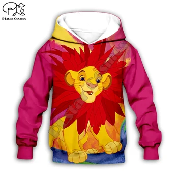 

HAKUNA MATATA Cartoon Simba The Lion King hoodies Kid baby 3D print zipper Sweatshirts boy girl pullover Dropship