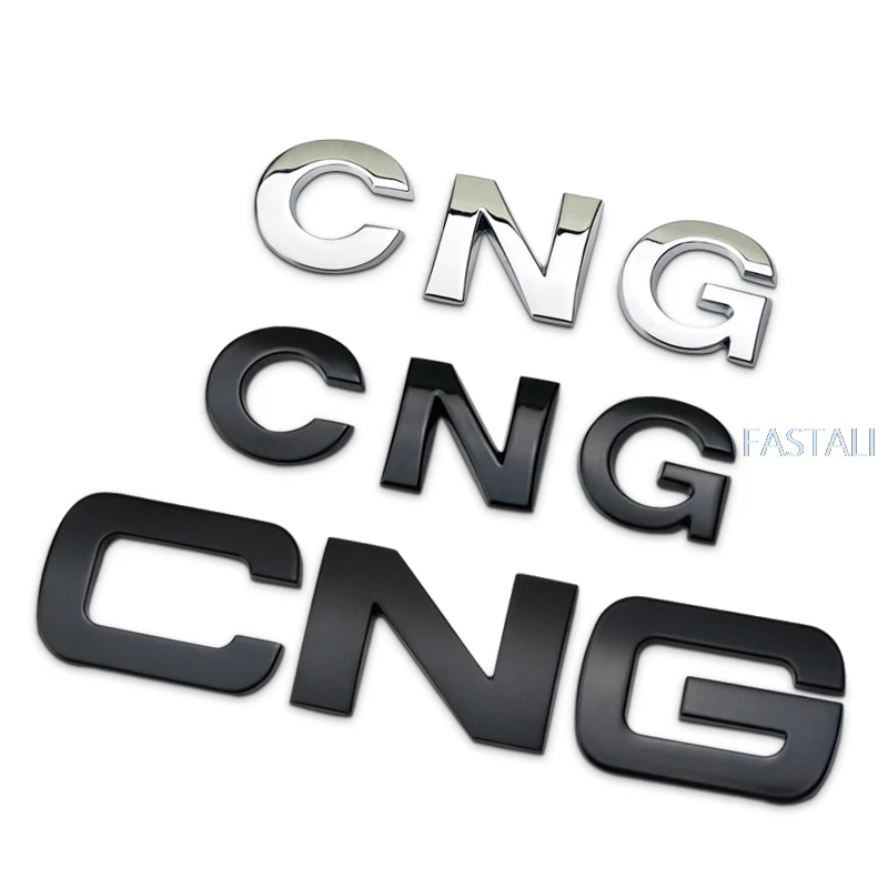 Природный газ CNG автомобиль Стандартный Металл логотип наклейки буква из