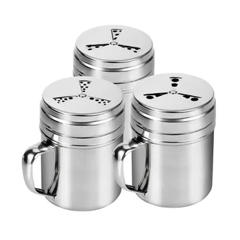 

Stainless Steel Pepper Salt Shaker Spice Jar Set Kitchen Harb Spice Condiment Box Seasoning Bottle Glass Barbecue Cooking Tools