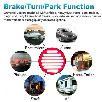 

For Truck Trailer Lorry Bus Car taillight Waterproof Antirust Accessories