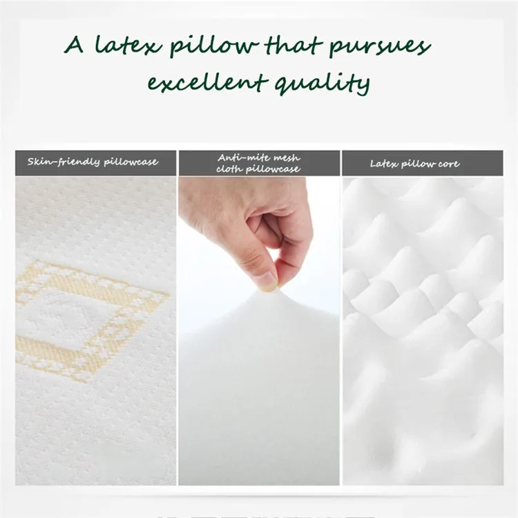 Тайская натуральная латексная подушка, подушка для здоровья взрослых и детей, подушка для массажа, дышащая комфортная рельефная Подушка от храпа