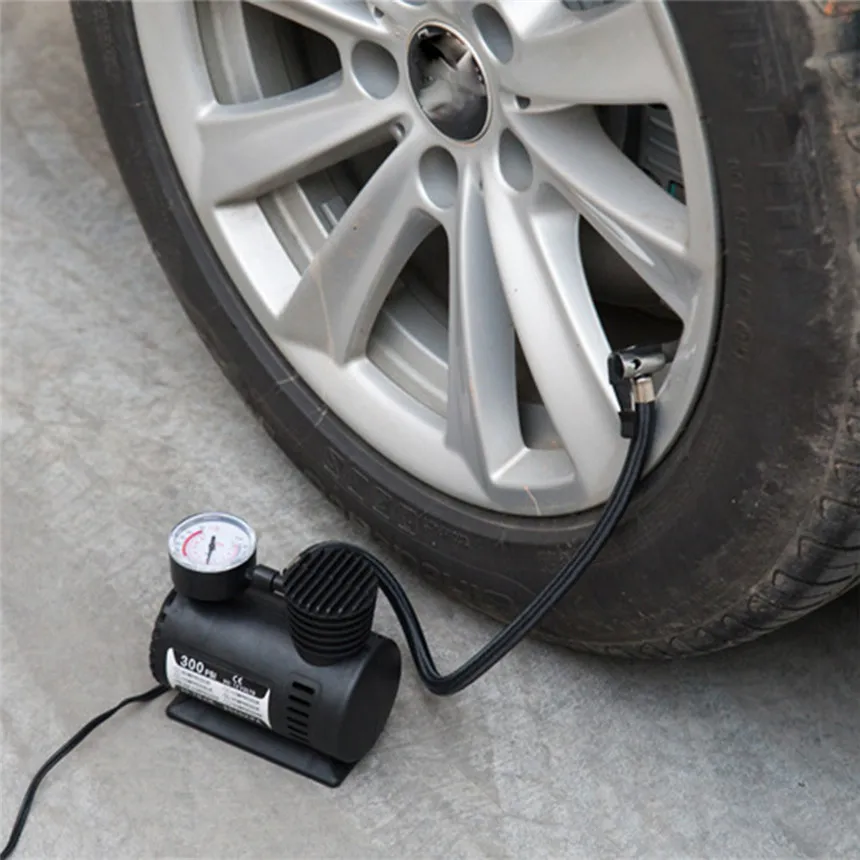 CARPRIE автомобиля шинах Инструмент 12V Портативный мини воздушный компрессор 300 PSI автомобилей Ван велосипед шины инфлятор