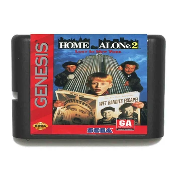 

Home Alone 2 Lost In the New York NTSC-USA 16 bit MD Game Card For Sega Mega Drive For Genesis