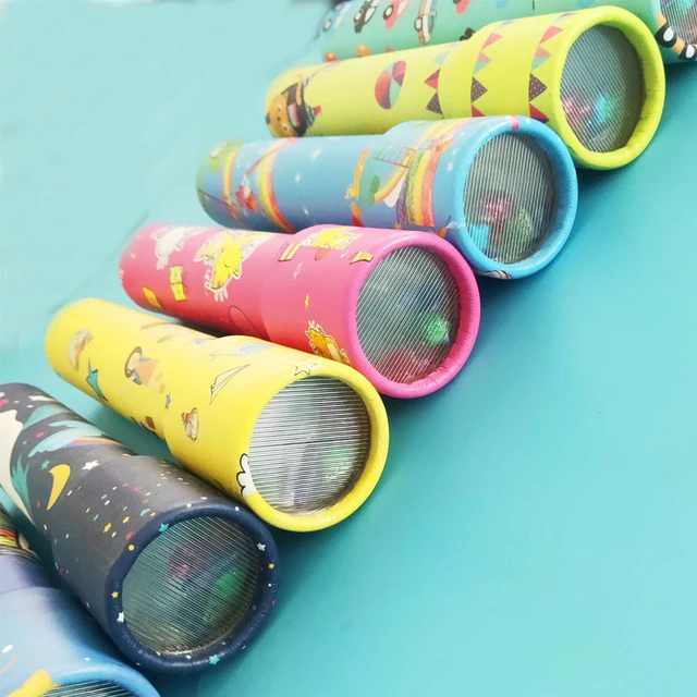 Classic Nostalgic Children's Science Experiment Kaleidoscope Parent-child Interactive Educational Toys Gift Patterns Randomly 3