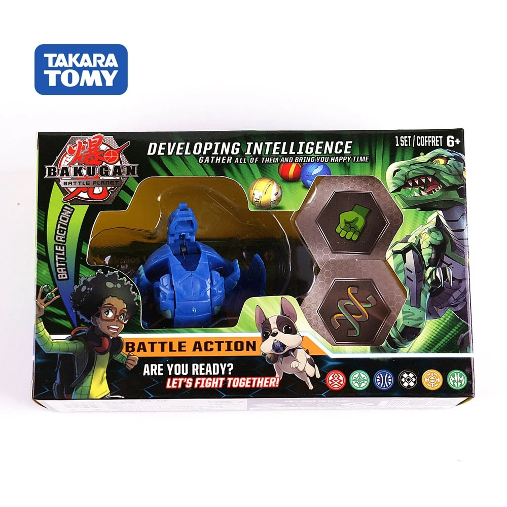 8 шт./кор. TOMY BAKUGAN боевой бакуганы заданное значение модель украшения 16 карт и 16 Магнитная тормозные колодки, детские игрушки подарок