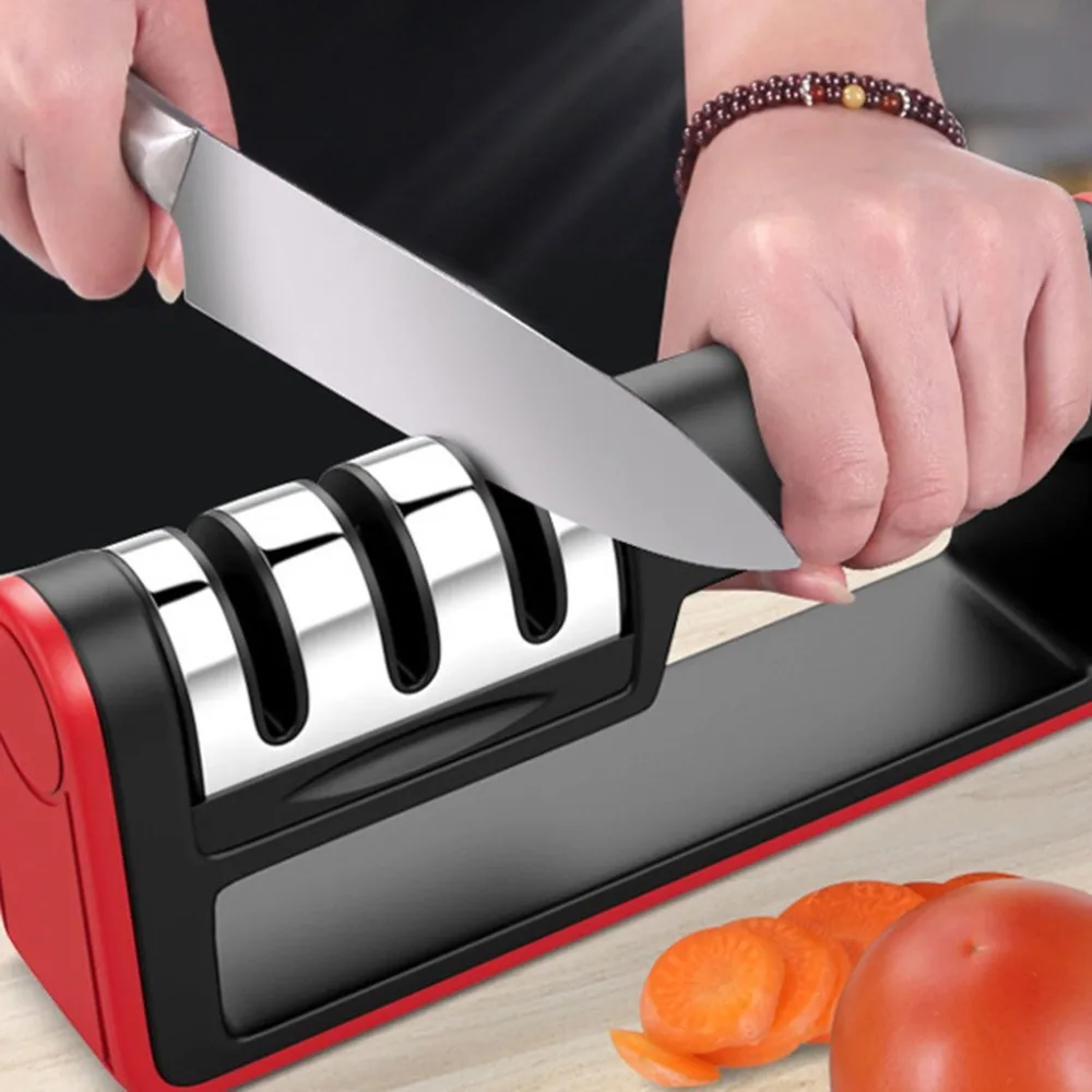 Household Fast Knife Sharpener Kitchen Gadget Sharpening Stone Multifunctional Diamond Cutting Vegetable Sharpening Artifact