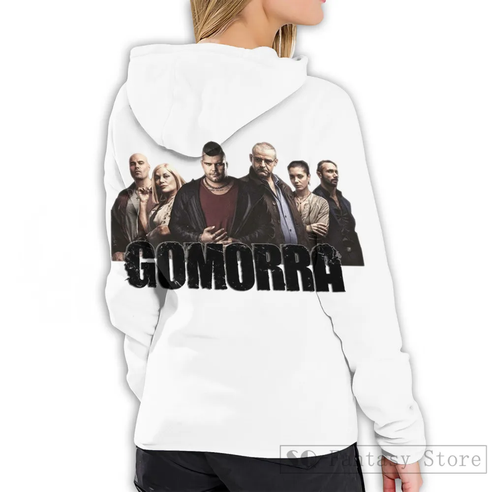 Мужские толстовки, свитшоты для женщин с забавным принтом Gomorra, Повседневная Толстовка с капюшоном, Streatwear