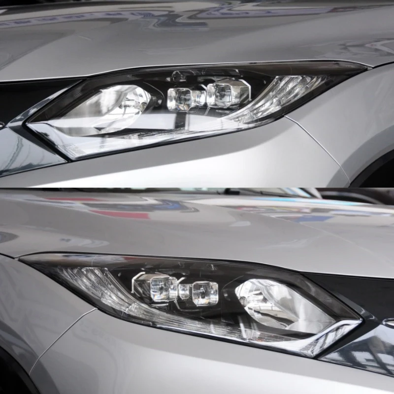 2 шт. для Honda VEZEL- Крышка для фар Прозрачная крышка для фар Пластиковая крышка для объектива Защита фар