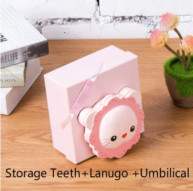 Милый Лев коробочка для молочных зубов органайзер для хранения молочных зубов собирает зубы Lanugo сохранить емкость для хранения вставной челюсти ребенка Keepsake подарки на день рождения - Цвет: B-3