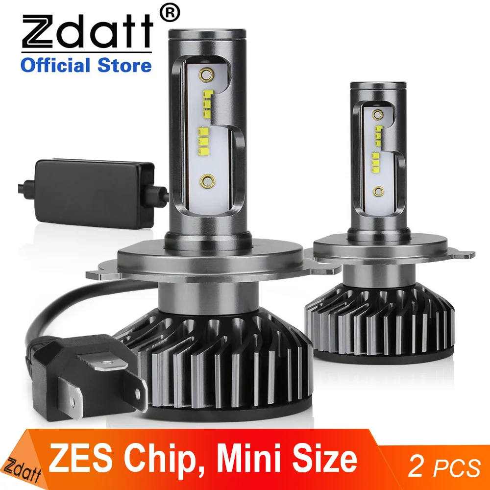 Online Zdatt H7 LED H4 H11 Fari A LED H1 H8 H9 HB3 9005 HB4 9006 Dell automobile Della Luce di Nebbia Luci di 12000LM Led lampada 100W 6000K 12V Automobili