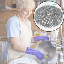 Горячая сетка их нержавеющей стали сетчатый горшок скребок для сковороды скребок щетка для кухонных сковородок PLD