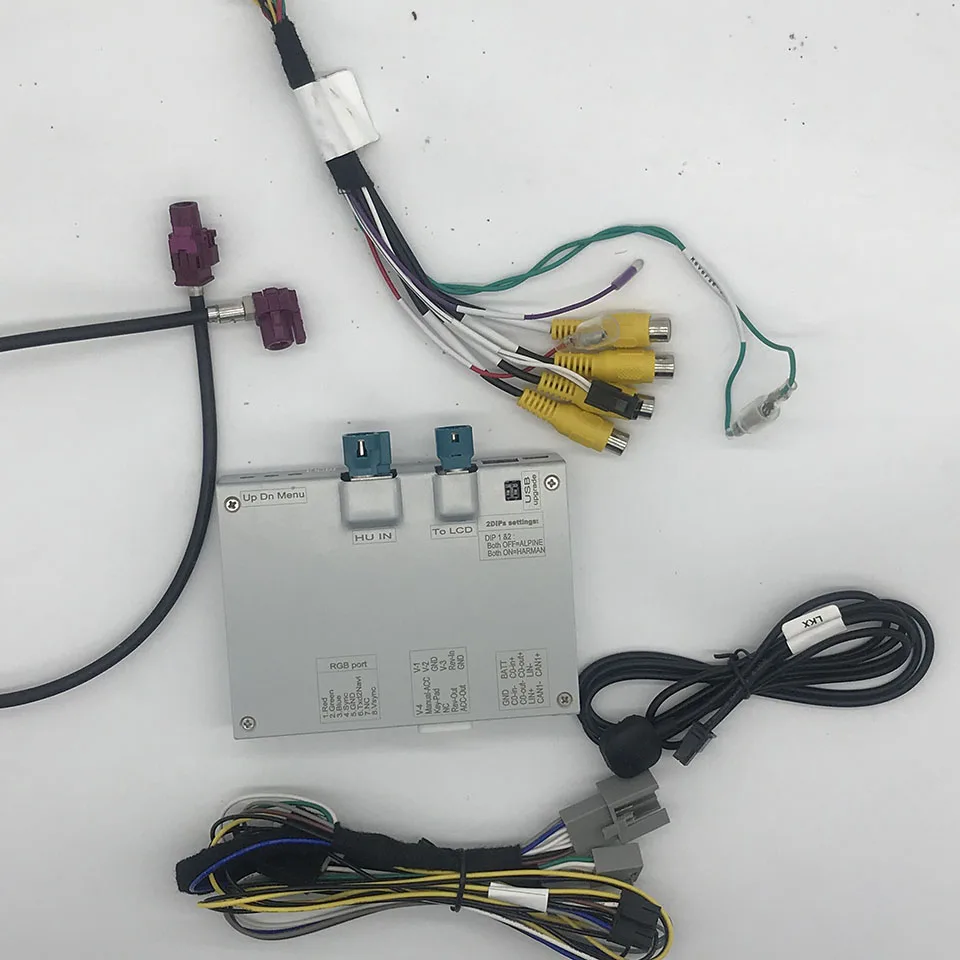 

2019 Video Interface for Volkswagen MIB High Discover Pro with Adjust Guideline & Parking Sensor Video+CAN Interface