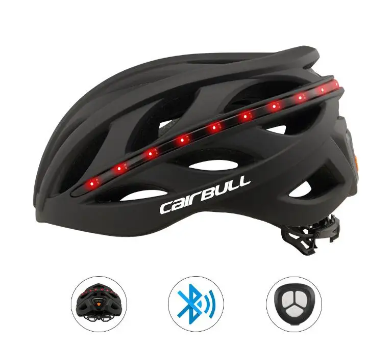 

CAIRBULL Cycling helmet Smart Bluetooth Riding Helmet LED Warning Steering Road Mountain Bike Helmet Night riding safety helmet