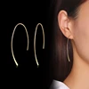 Stylish Geometric Hoop Earrings for Womens Girls Stainless Steel Minimalist Elegant Earings ► Photo 3/6