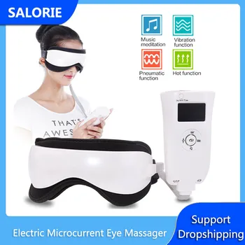 

Smart Vibration Eye Massager Music Eye Mask Sleeping Massage Eye Care Massager with Music Heating Pain Relief Body Relaxation