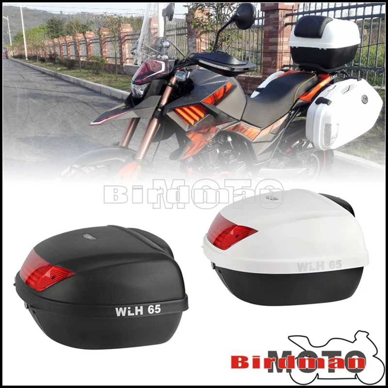

Supersport Scooter 52L Top Cases Adventure Luggage Suitcase Rear Cargo Pannier Boxes for Kawasaki Yamaha YZF MT FZ XT250 TW BWS
